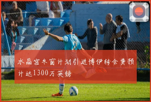 水晶宫冬窗计划引进博伊转会费预计达1300万英镑